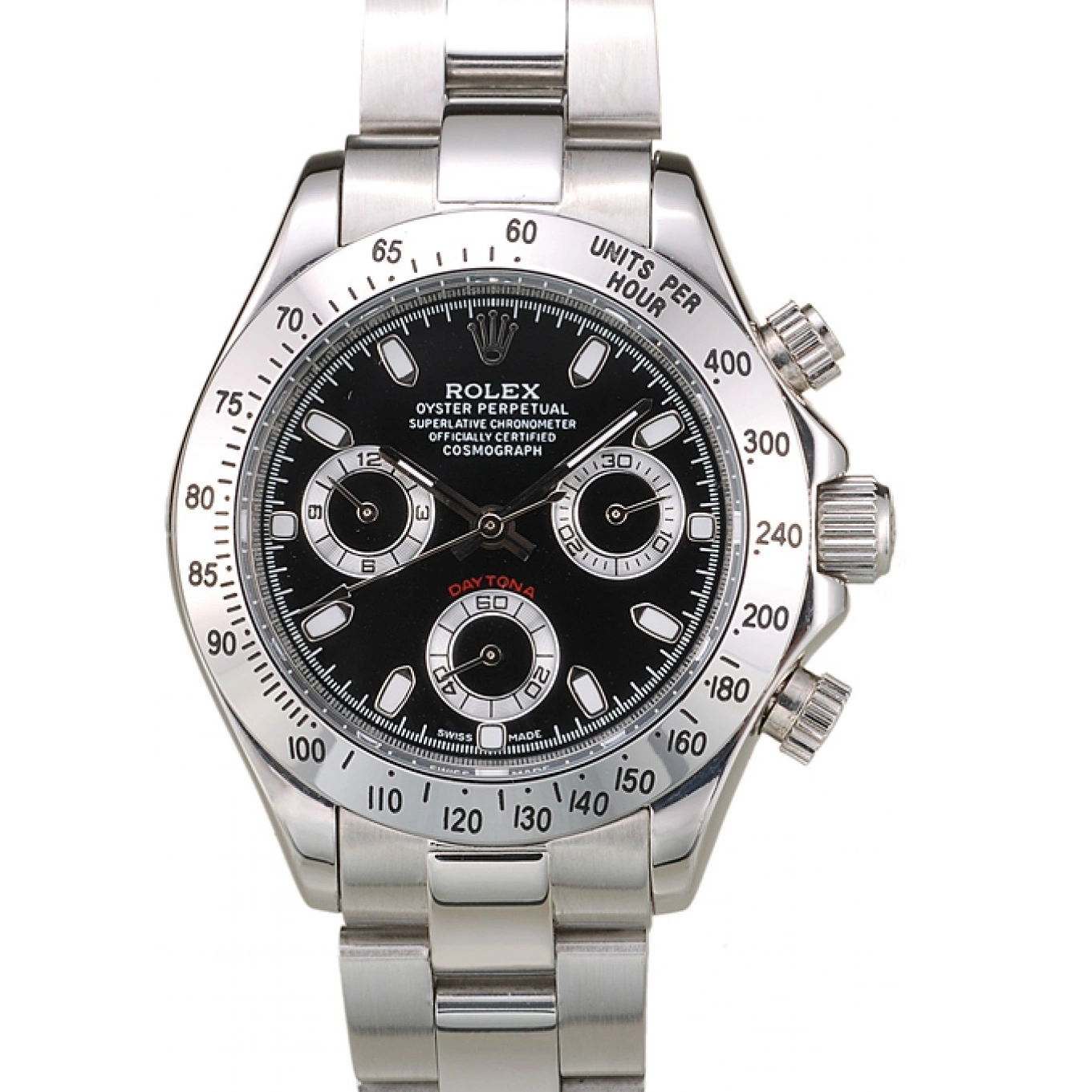 Black Dial Tachymeter Rolex Lady Daytona Case Steel Stainless 0527